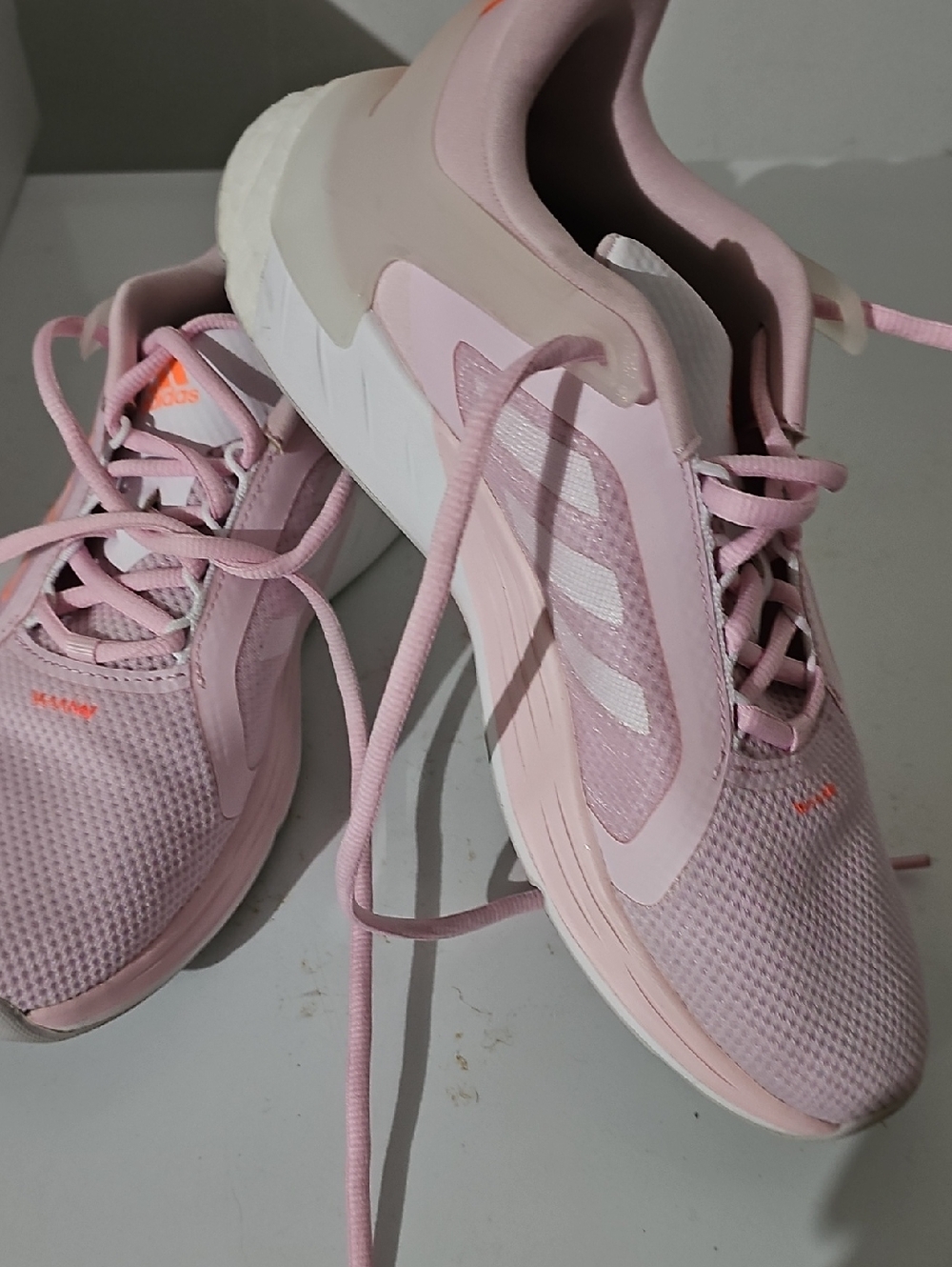adidas Women's Light Pink Athletic Running Shoes